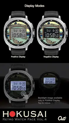 HOKUSAI Retro Watch Face Vol.4 screenshot 5