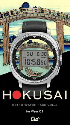 HOKUSAI Retro Watch Face Vol.4 screenshot 1