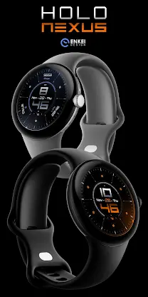 Holo Nexus digital watch face screenshot 6