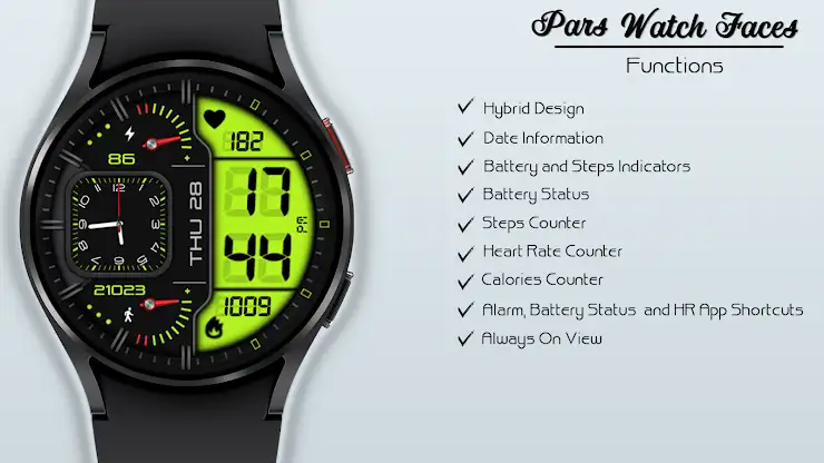 Hybrid Prime Watch Face screenshot 5