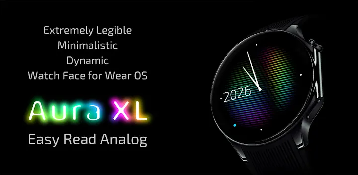 Aura XL Easy Read Analog — Android app banner