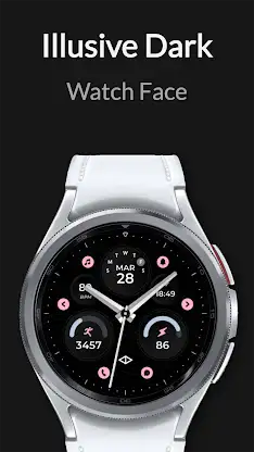 Illusive Dark Watch Face screenshot 6