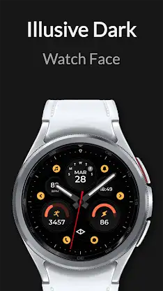 Illusive Dark Watch Face screenshot 4