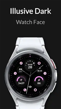 Illusive Dark Watch Face screenshot 5