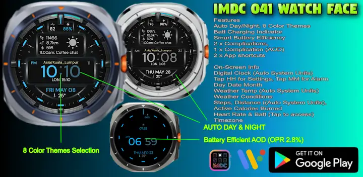 iMDC 041 Watch Face — Android app banner