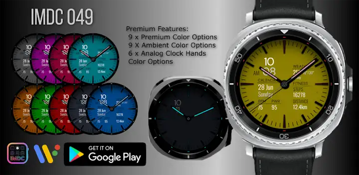iMDC 049 Watch Face — Android app banner