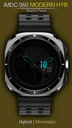 iMDC 060 Modern Hyb Watch Face screenshot 2