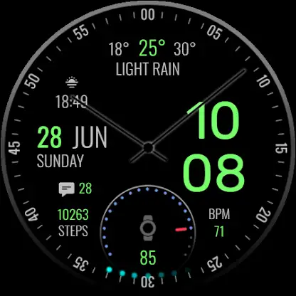 iMDC 063 Oled Opt Watch Face screenshot 4
