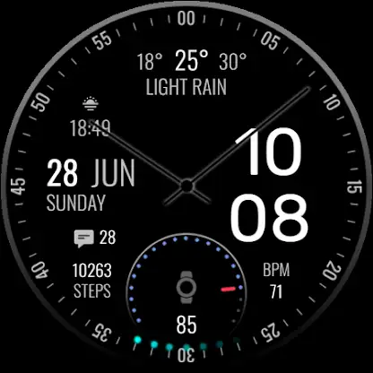 iMDC 063 Oled Opt Watch Face screenshot 6