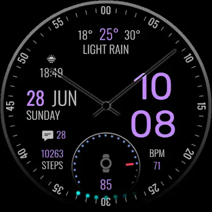 iMDC 063 Oled Opt Watch Face screenshot 5