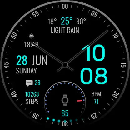 iMDC 063 Oled Opt Watch Face screenshot 7