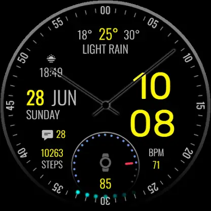 iMDC 063 Oled Opt Watch Face screenshot 1