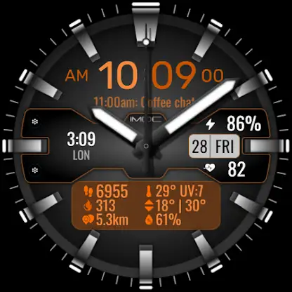 iMDC 078 Ultra Hyb Watch Face screenshot 1