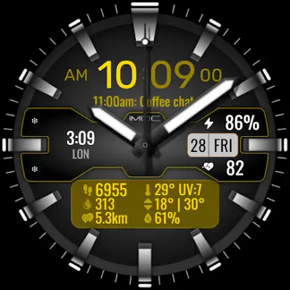 iMDC 078 Ultra Hyb Watch Face screenshot 2