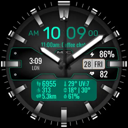 iMDC 078 Ultra Hyb Watch Face screenshot 4