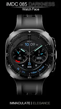 iMDC 085 Darkness Watch Face screenshot 2