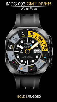 iMDC 092 GMT Diver Watch Face screenshot 1