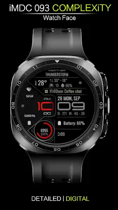 iMDC 093 Complexity Watch Face screenshot 4