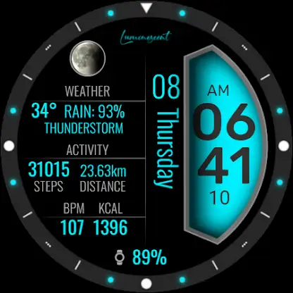 iMDC Luminescent Watch Face screenshot 2