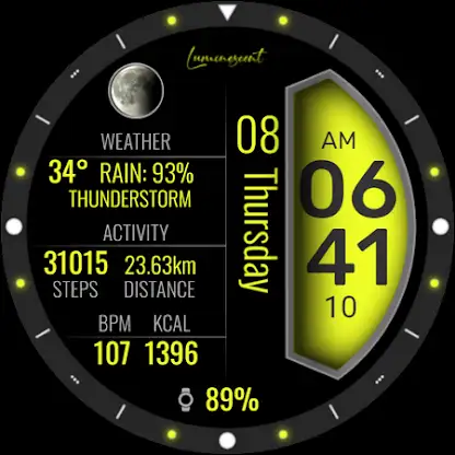iMDC Luminescent Watch Face screenshot 1