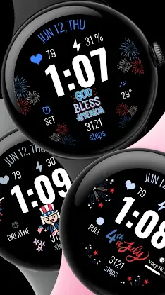 4th of July Watchface screenshot 5