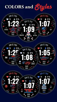 4th of July Watchface screenshot 3