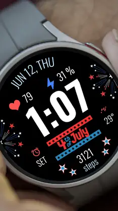 4th of July Watchface screenshot 1