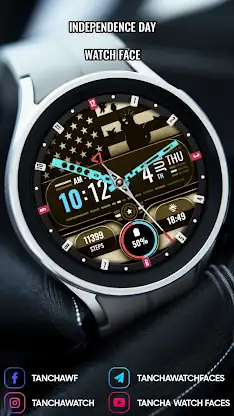 Independence Day Watch Face screenshot 4