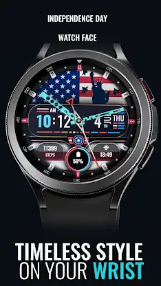 Independence Day Watch Face screenshot 1