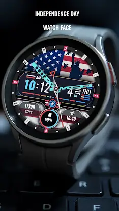 Independence Day Watch Face screenshot 3