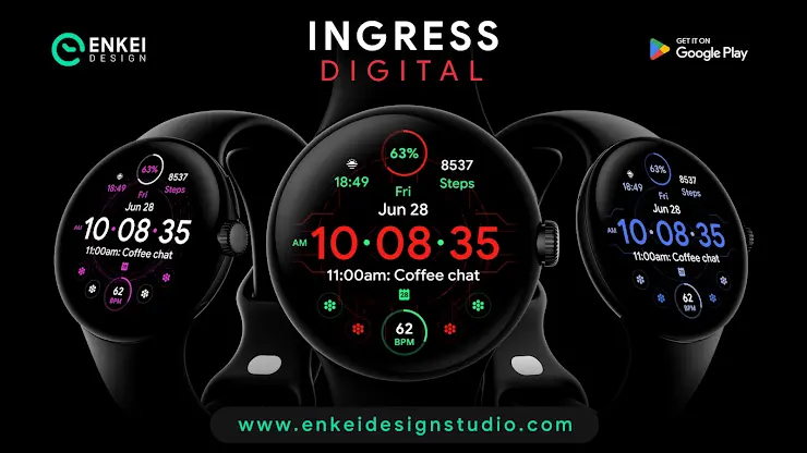 Ingress Digital - watch face screenshot 7