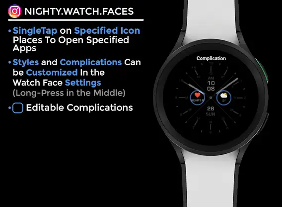 Interinight - watch face screenshot 6