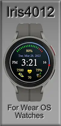 Iris4012 Digital Watch Face screenshot 1