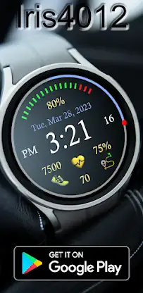 Iris4012 Digital Watch Face screenshot 5