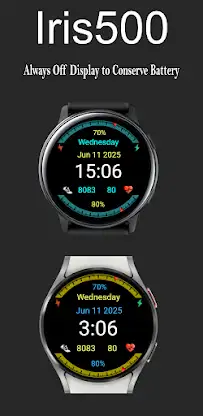 Iris500 Digital Watch Face screenshot 8