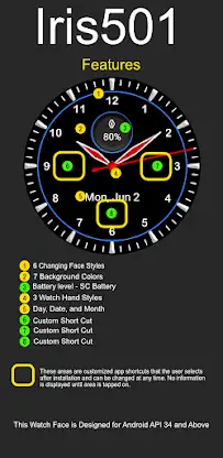 Classic Analog Watch Iris501 screenshot 6