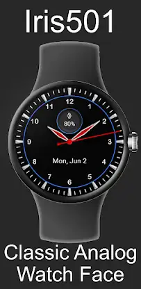 Classic Analog Watch Iris501 screenshot 1