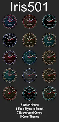 Classic Analog Watch Iris501 screenshot 7