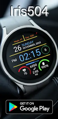Iris504 Digital Watch Face screenshot 3