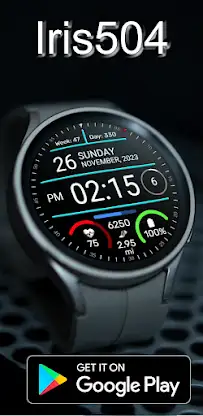 Iris504 Digital Watch Face screenshot 4