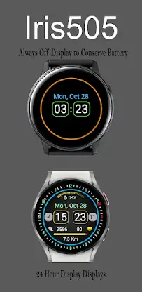 Iris505 Digital Watch Face screenshot 6