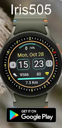 Iris505 Digital Watch Face screenshot 4
