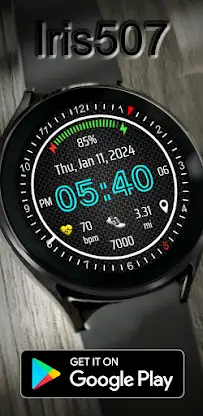 Iris507 Digital Watch Face screenshot 4