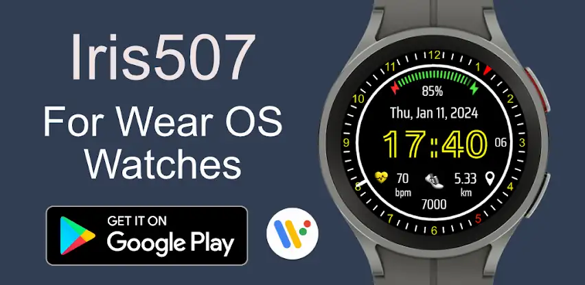 Iris507 Digital Watch Face screenshot 7