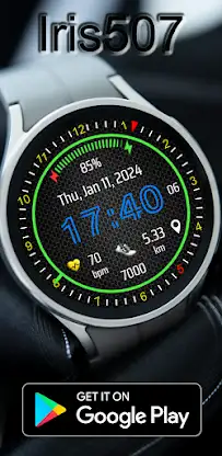 Iris507 Digital Watch Face screenshot 5