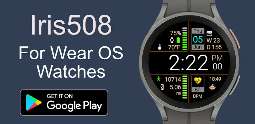 Iris508 Digital Watch Face screenshot 8