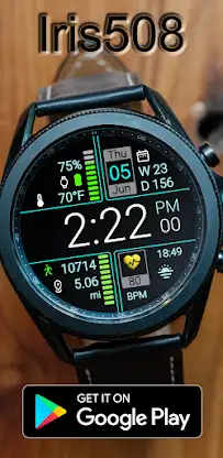 Iris508 Digital Watch Face screenshot 5