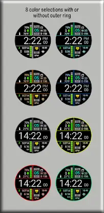 Iris508 Digital Watch Face screenshot 6