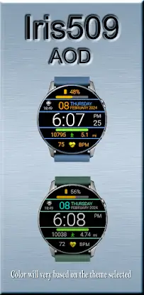 Iris509 Digital Watch Face screenshot 3