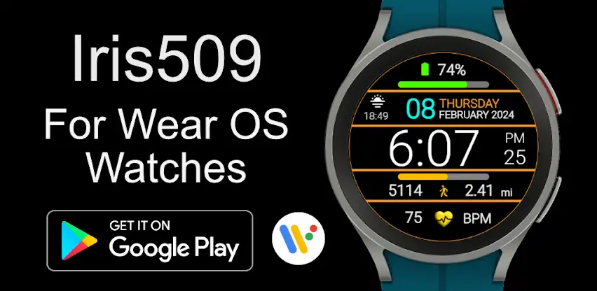 Iris509 Digital Watch Face screenshot 8